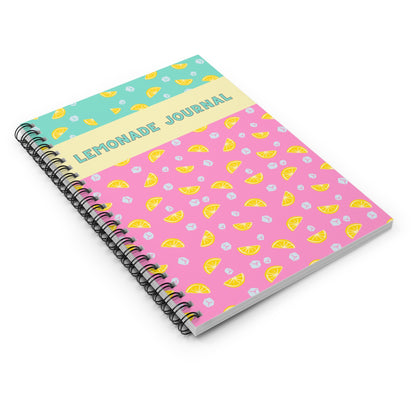Lemonade Journal - Spiral Notebook - Ruled Line