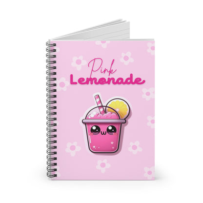 Pink Lemonade Spiral Notebook - Ruled Line