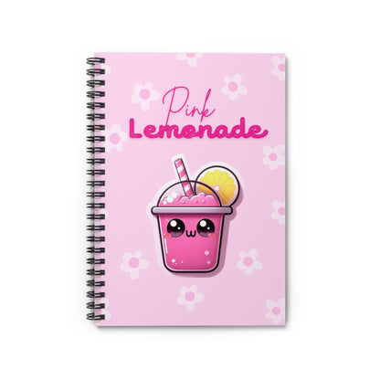 Pink Lemonade Spiral Notebook - Ruled Line