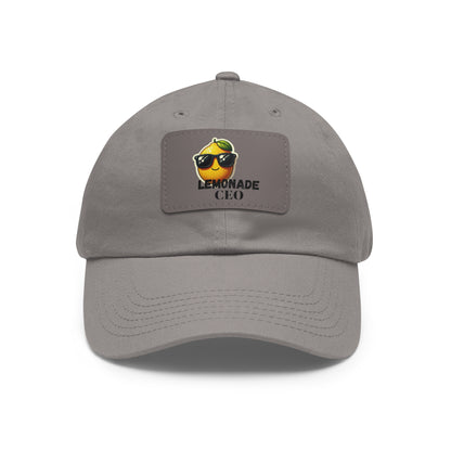 Lemonade Ceo Hat with Leather Patch (Rectangle)