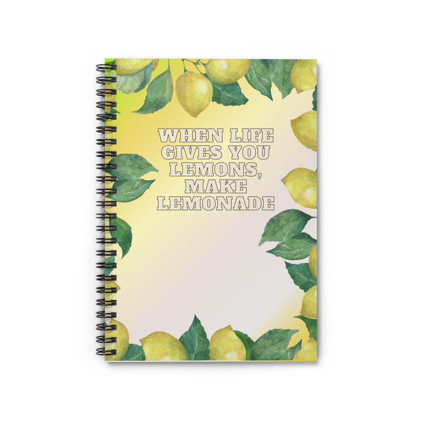 Lemonade Stand -Spiral Notebook - When Life gives you lemons