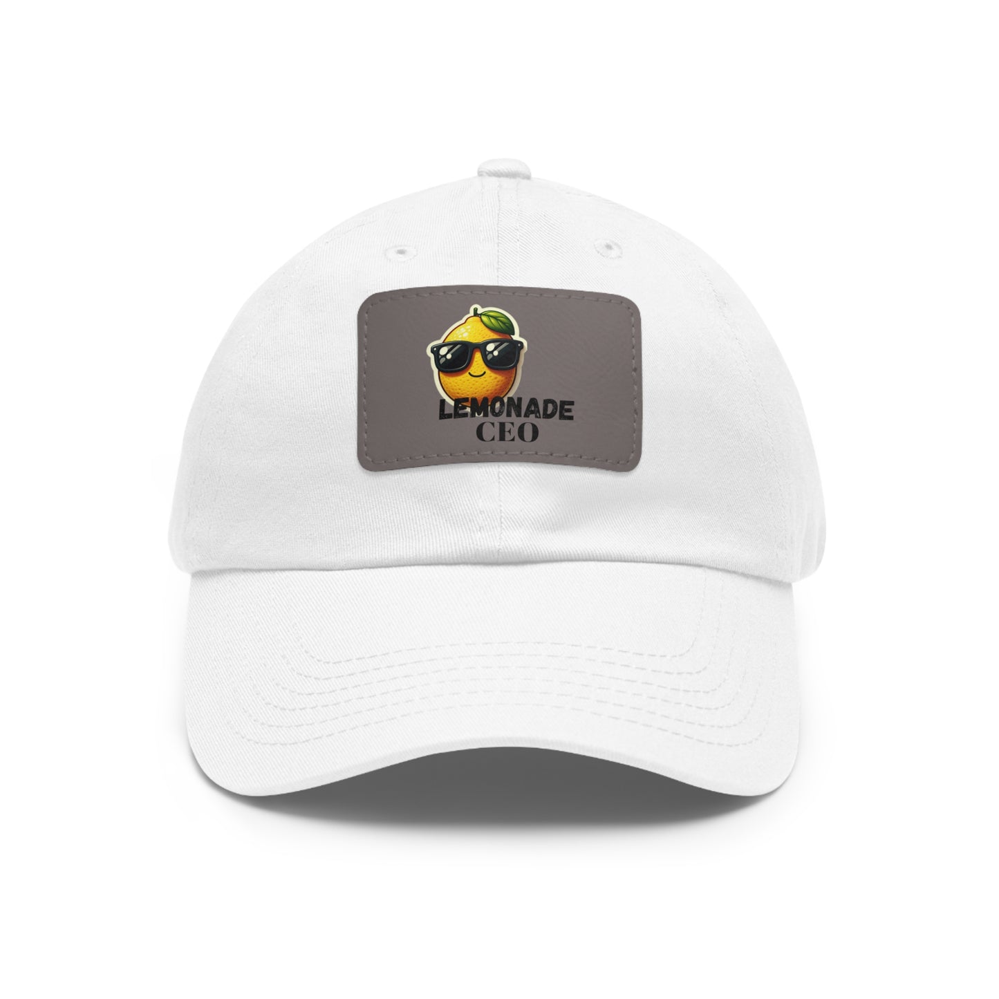Lemonade Ceo Hat with Leather Patch (Rectangle)